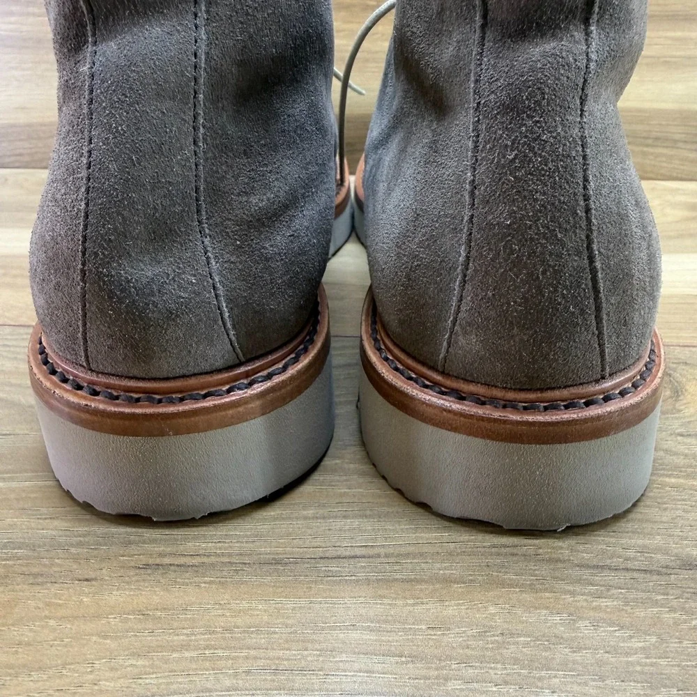 Antonio Maurizi Taupe Suede Chukka Boots Mens 8 EU 41 Vibram Minimalist Business
